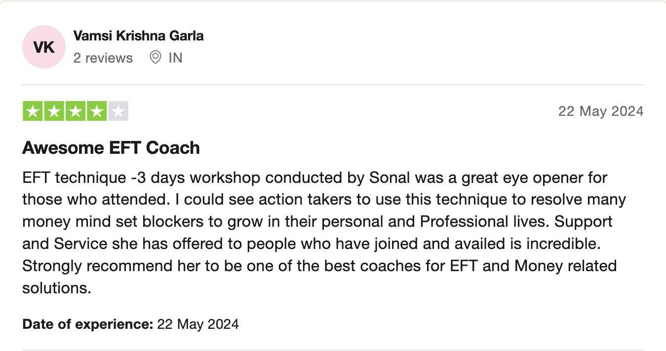 Trustpilot review
